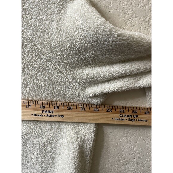 Uniqlo Sweatshirt Women’s Sweatshirt Cream/Ivory Soft Fleece Type Pullover Med - Picture 8 of 10